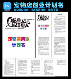 寵物創(chuàng  )新創(chuàng  )業(yè)計劃書(shū)模板