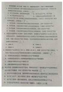 安全生產(chǎn)法律知識培訓考試試題