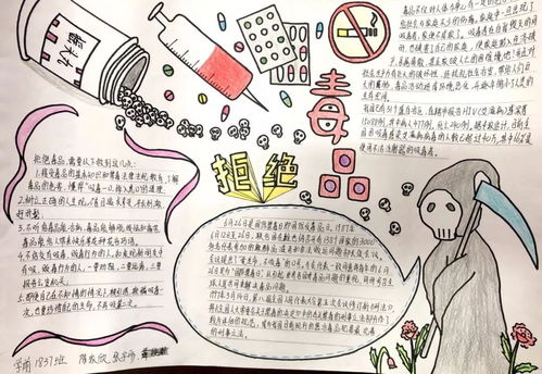 關(guān)于安全禁毒的知識的手抄報大全
