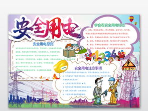 用電安全知識小學(xué)手抄報
