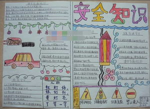 安全手抄小學(xué)生手安全知識抄報