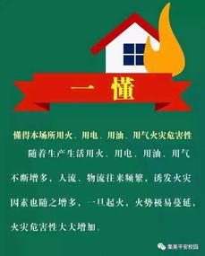 2017消防安全知識三知三會