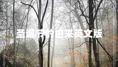 圣誕節的由來(lái)英文版