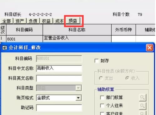 用友會計科目賬頁格式