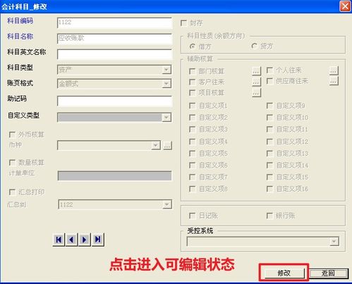 余額,會(huì )計科目,調整