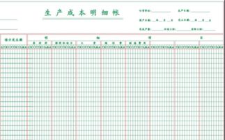 明細分類(lèi)賬包括會(huì )計科目