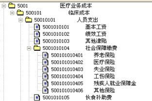 會(huì)計(jì)科目編碼表二級(jí)科目