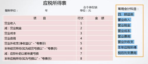 個體工商戶的會計科目,個體工商戶會計科目明細,個體工商戶簡易會計科目