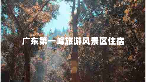 廣東第一峰旅游風(fēng)景區住宿