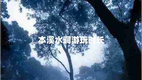 本溪水洞游玩時(shí)長(cháng)