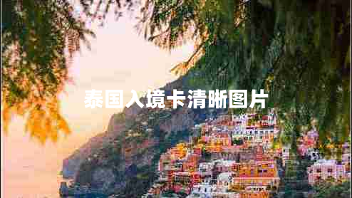 泰國入境卡清晰圖片