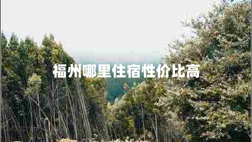 福州哪里住宿性?xún)r(jià)比高