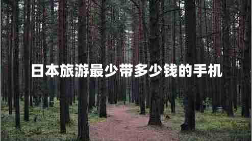 日本旅游最少帶多少錢(qián)的手機