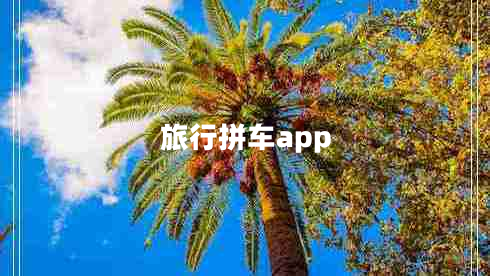 旅行拼車(chē)app