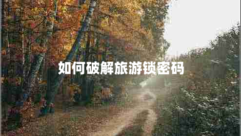 如何破解旅游鎖密碼