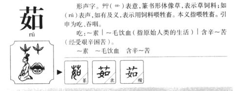 關(guān)于茹字的詩(shī)句
