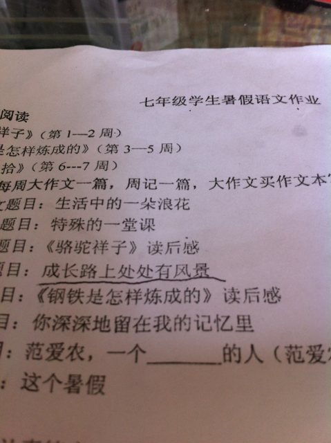 成長路上的風景作文400開頭和結尾
