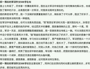 軍訓最難忘的一刻作文開(kāi)頭