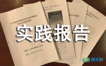 實(shí)踐報(bào)告正文(社會(huì)實(shí)踐報(bào)告正文)