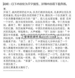 緊張的足球賽作文開頭