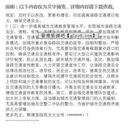 交通情況調研報告(交通情況調研報告)