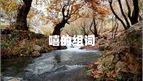 嘻的組詞