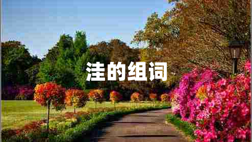 洼的組詞