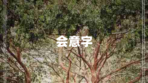 會(huì )意字