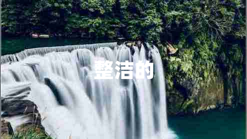 整潔的