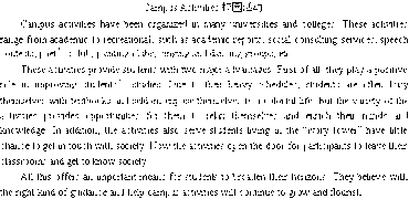 英語作文校園活動多樣性