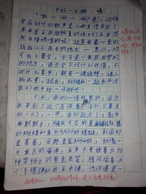 寫校園的一處景物四級作文四百字