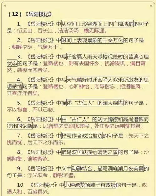 語(yǔ)文的課外基礎知識初中的