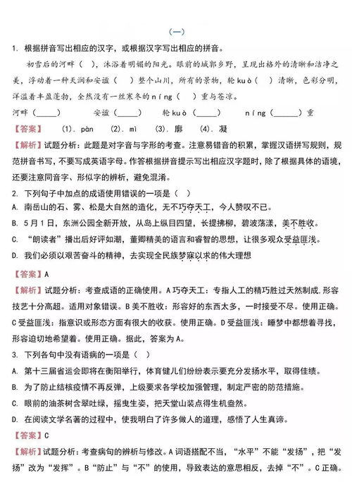 中考語文基礎知識教學反思
