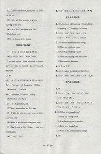 五級英語(yǔ)基礎知識競賽試卷答案